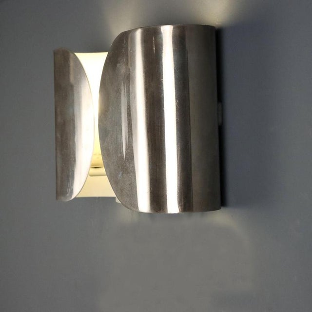 Vintage Foglio Wall Lamp by Tobia Scarpa for Flos, 1980s For Sale - Image 3 of 9
