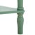 Wood Heaven Scalloped 1 Top Drawer Accnt Table in Sage Green For Sale - Image 7 of 10