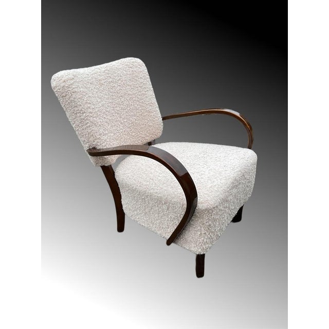 Art Deco Style H-237 Armchair by Jindřich Halabala for Up Závody For Sale - Image 4 of 15