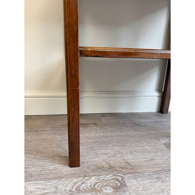 Small Oak Side or Hallway Table, 1950s For Sale - Image 9 of 15