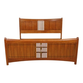 Stickley 21st C. Cherry King Size Bed For Sale