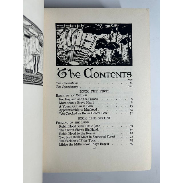 Black 1930s Illustrated Children's Books, Hans Andersen's Fairy Tales and Robin Hood: The Windermere Series - 2 Pieces For Sale - Image 8 of 16