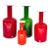 Otto Brauer Kastrup-Holmegaard Gulvvase Vases, Set of 4, Danish Modern 1962 For Sale