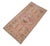 1960s Front of Bath Sink Rug Hand Made Kitchen Mat Muted Color Small Rug Laundry Room Decor - 1'10" X 3'7" For Sale - Image 4 of 18
