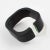 Fendi Fendi Geometric Black Resin Acrylic Cuff Bracelet For Sale - Image 4 of 10