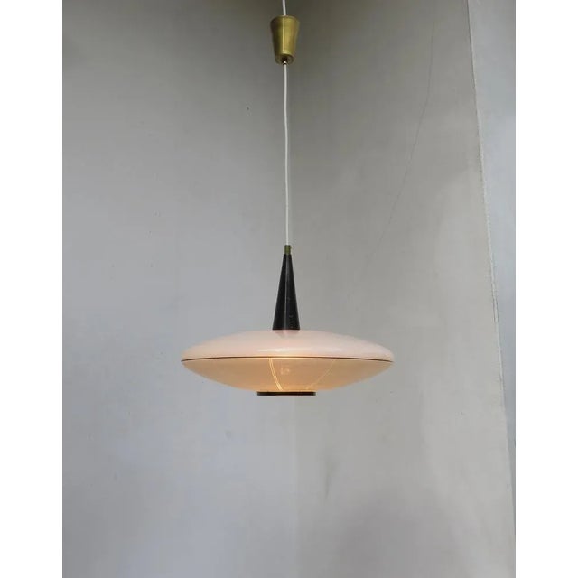 Mid-Century Modern UFO Ceiling Light from Doria Leuchten, 1950s For Sale - Image 3 of 18