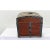 Dimensions: 10 ¾” H x 19” W x 12 ⅜” D A petite painted marriage trunk from 19th century Sweden, in tabletop scale. This...