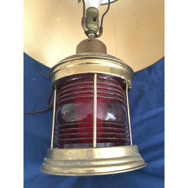 Arts & Crafts 1930s Vintage Nautical Table Lamp For Sale - Image 3 of 5