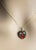 Gold Vintage Aaron Basha 18k Yellow Gold Diamond Enamel Whimsical Heart Charm Pendant For Sale - Image 8 of 9