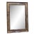 Antique Tortoise Shell Finish Silverleaf Mirror For Sale