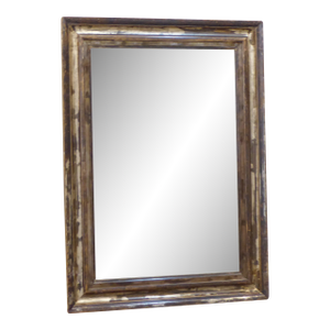 Antique Tortoise Shell Finish Silverleaf Mirror