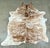 Natural Brazilian Cowhide Light Brindle Rug For Sale - Image 4 of 8