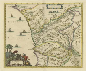 Antique Map of West Africa