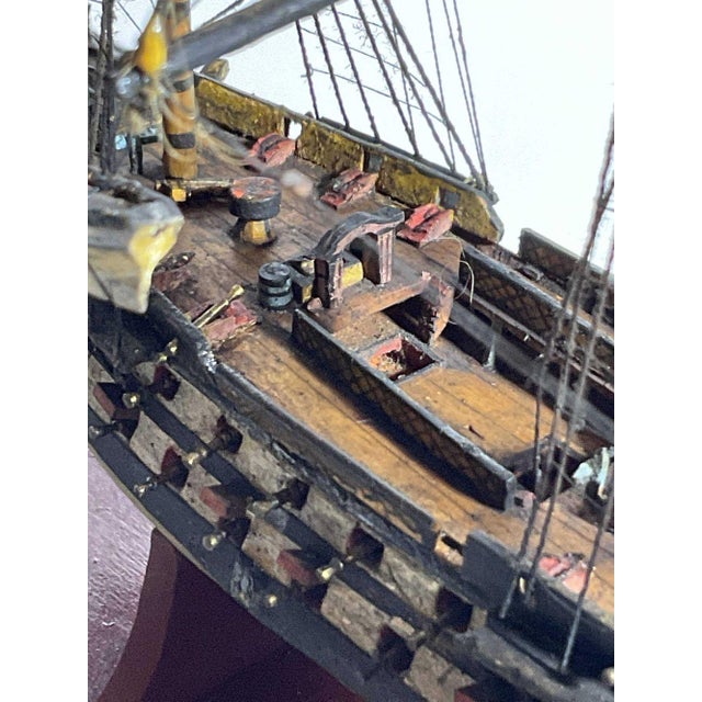 Nineteenth Century Ship Model of a Frigate For Sale - Image 12 of 12