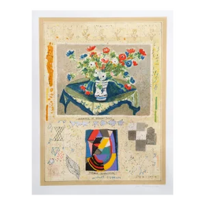 Queridon Bleus, Michael Eisemann Screenprint, Signed and Numbered in Pencil