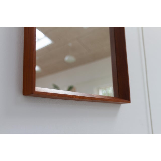 Mid-Century Danish Teak Hallway Mirror and Sconce, 1950s, Set of 2 For Sale - Image 18 of 18