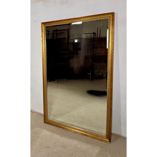 Large Spanish Giltwood Wall Mirror, Mid-20th Century For Sale - Image 9 of 12