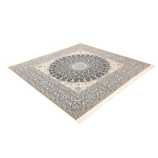 Nain Hand-Knotted Rug in Virgin Wool For Sale - Image 3 of 11