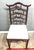 Chinoiserie Vintage Century Furniture Chinoiserie Dining Chairs – Set of 6 (4 Side, 2 Armchairs) – Burgundy Lacquer For Sale - Image 3 of 12