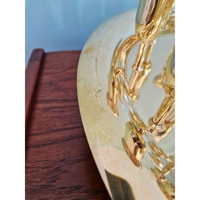 Space Age Brass Sputnik Ceiling Light, 1970s For Sale - Image 11 of 14