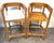 Pair Architectural Solid Teak Bar Stools Attributed to Palecek, Organic Modern For Sale - Image 9 of 14