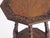 Brown Antique Wooden Side Table with Bobbin Legs, 1920s For Sale - Image 8 of 9