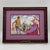 Burgundy Original Watercolor Painting Venice Carnival St. Mark’s Square Italy For Sale - Image 8 of 12
