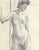 Drawing of a female nude by a Japanese artist. Some pages in the sketchbook are signed by the artist Shirosu and dated...
