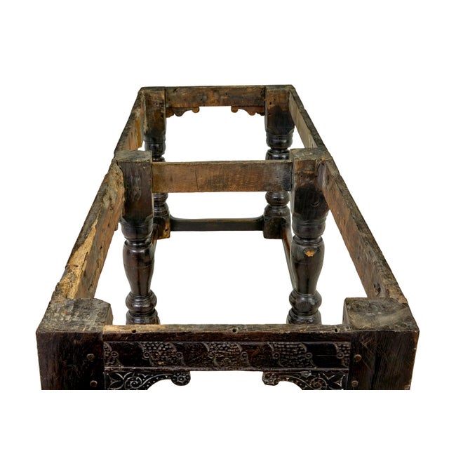 16th Century Late Elizabethan Oak Refectory Table, 1590s For Sale - Image 5 of 11
