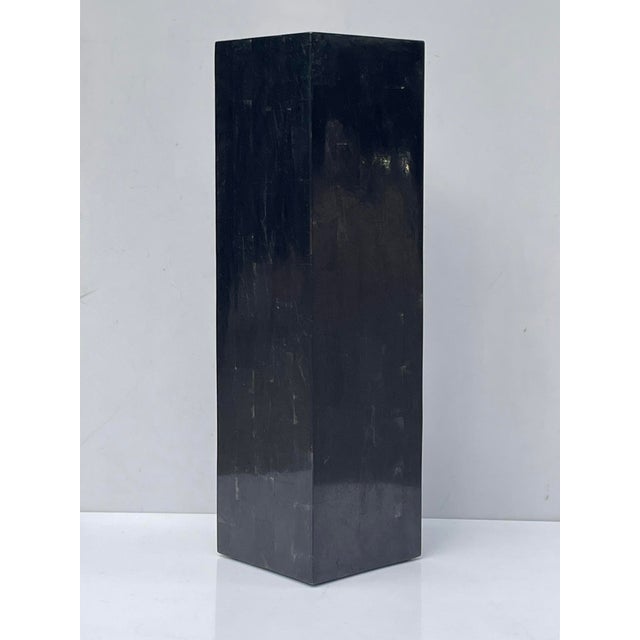 Stone Tessellated Stone Pedestal by Marquis Collection of Beverly Hills, Usa 1990s For Sale - Image 7 of 18
