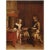 Terra Cotta 1954 After Gerard Terborch "The Gallant", Vintage Full-Color Print For Sale - Image 8 of 8