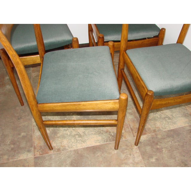 Scandinavian Chairs in Beech, 1970s, Set of 4 For Sale - Image 10 of 12