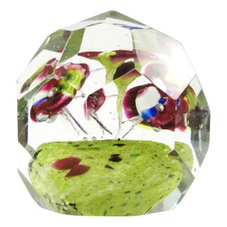 Crystal Paperweight, Germany, 1890s For Sale