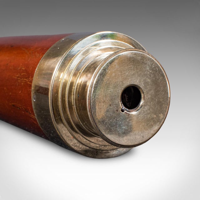 Large Antique 4 Draw Telescope, English, Maritime Spyglass, W Harris, William IV For Sale - Image 6 of 12
