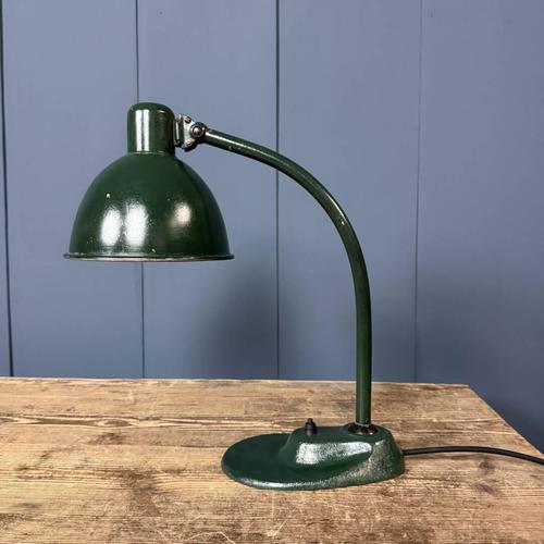Bauhaus Dark Green Desk Lamp, 1930s For Sale - Image 15 of 18