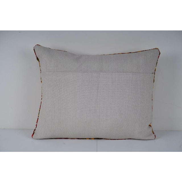 Red Velvet Vintage Pillow Cover For Sale - Image 4 of 4