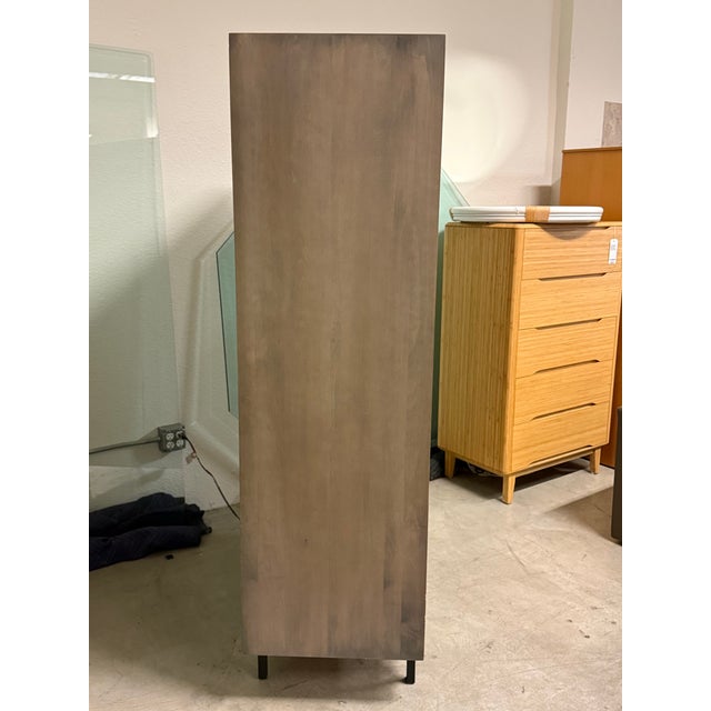 Room & Board Hudson Collection Storage Cabinet, Shell Stained For Sale In San Francisco - Image 6 of 12