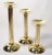 Set of 3 Karl Springer Ltd. Polished Brass Nesting Pillar Candlesticks Holders, 1985 For Sale - Image 12 of 12