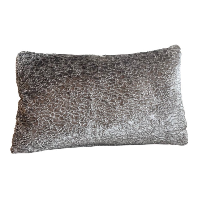 Gray Lumbar Pillow For Sale