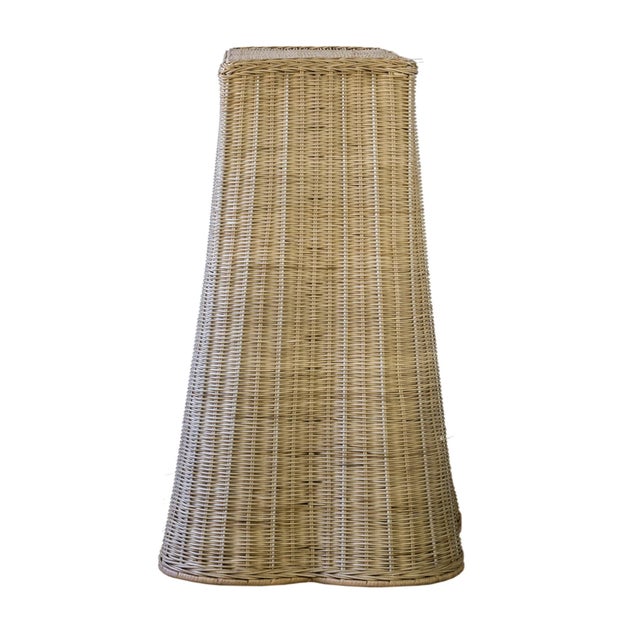 Matthew Izzo Home Rattan Context Console Table - Large For Sale - Image 4 of 6