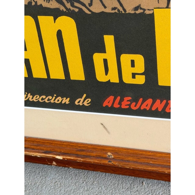 Vintage “Capitán De Rurales” Framed Film Poster For Sale In Los Angeles - Image 6 of 9