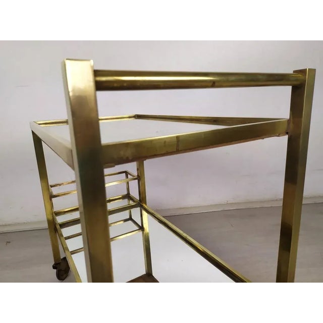Art Deco Modern Trolley by Jacques Adnet For Sale - Image 18 of 18
