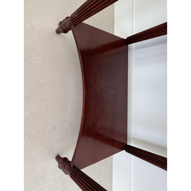 1990s Vintage Ethan Allen Antique Mahogany Nightstand For Sale - Image 9 of 9