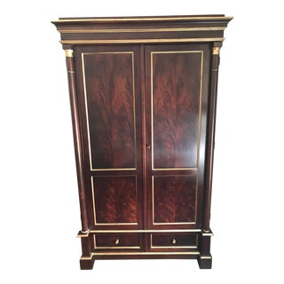 Ralph Lauren Home Collection Mahogany Media Armoire For Sale