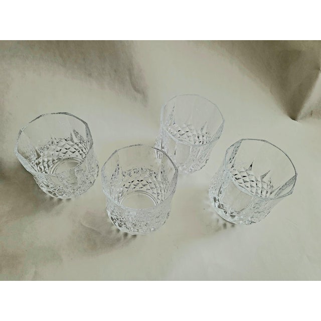 Vintage Cristal d' Arque lowball Glasses, set of 4.A nice addition to your glassware. Fits well with most dinnerware....