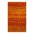 Modern Hand-Knotted Area Rug - Orange, 5' 0" x 8' 0" For Sale