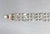 Mid-Century Modern Vintage 1960s Signed Napier 3-Strand Faux-Pearl & Aurora Borealis Beaded Bracelet For Sale - Image 3 of 7