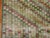 Late 20th Century Distressed Checkerboard Green Turkish Deco Room Rug - 8'4" x 9'9" For Sale - Image 4 of 6