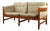 Mid Century Danish Modern Sofa in Solid Old Age Teak by Jydsk Mobelvaerk For Sale