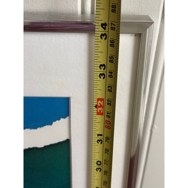 Vintage Terry Rose Aspen Winternational 1982 Framed Lithograph Signed Numbered 22/300 For Sale In Aspen - Image 6 of 12